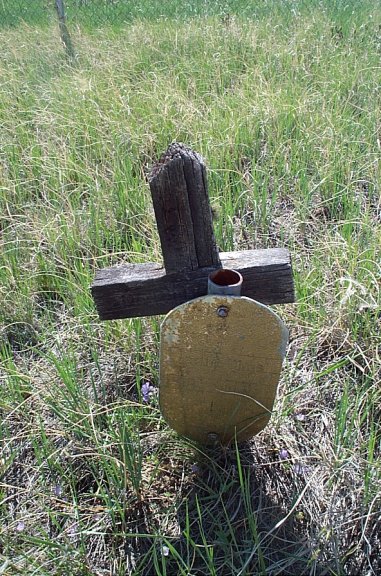 Baby Dorothy Sims Grave Marker, Coon Cemetery, Musselshell River Breaks