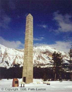 Monument on Marias Pass