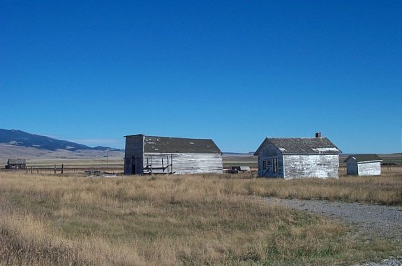 Old Buildings, Buffalo, Montana