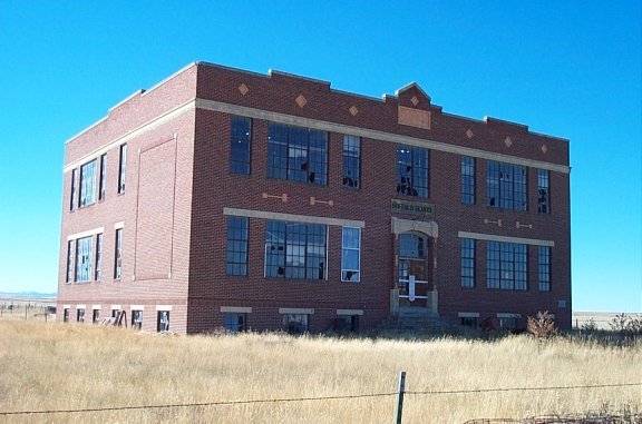 Old School Building, Buffalo, Montana