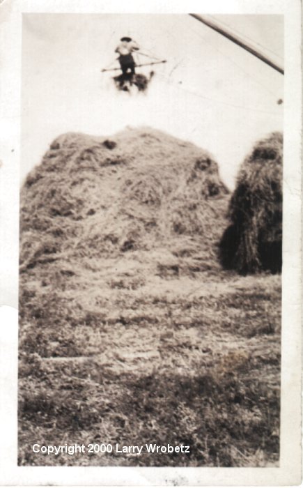 Hay Stacker, Goff Ranch near Danvers, Montana