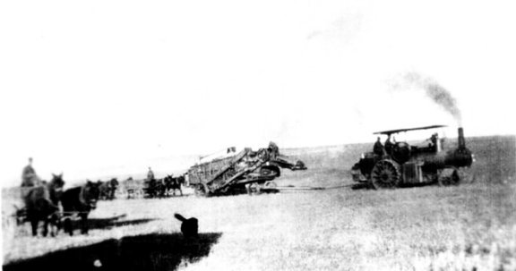 Ellis Ranch, Threshing Crew