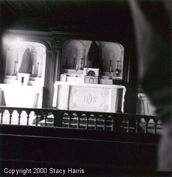 Altar inside sisters home in St. Ignatius