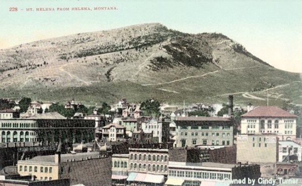 Postcard - View of Mt. Helena From Helena