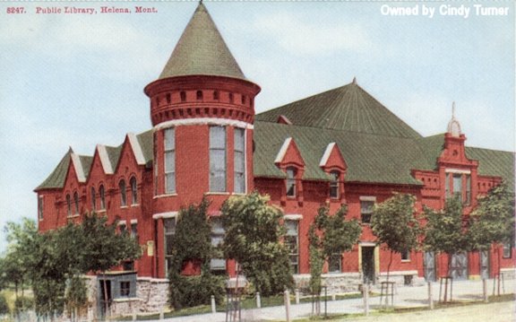 Postcard - Helena Public Library, Helena