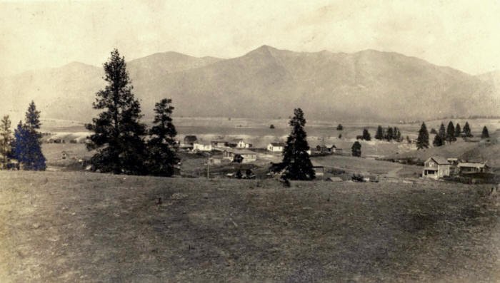 Ksanka from hill above Eureka, Lincoln County, Montana