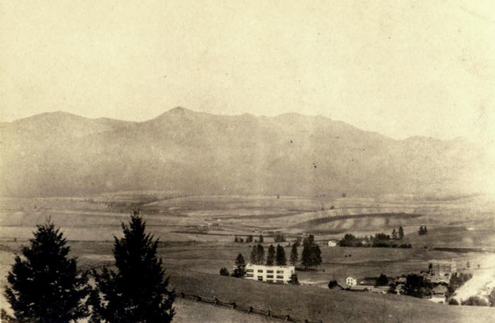 Ksanka from hill above Eureka, Lincoln County, Montana
