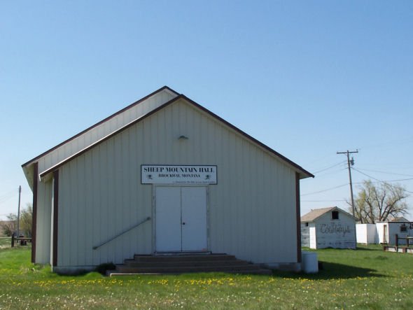 Sheep Mountain Hall, Brockway, McCone County, Montana