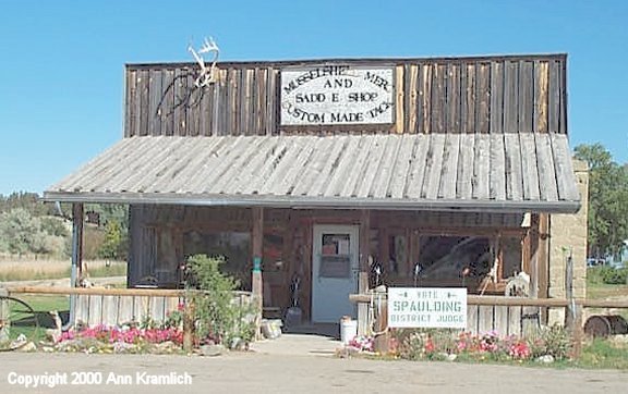 Musselshell Mercantile and Saddle Shop, Musselshell, Musselshell County, Montana