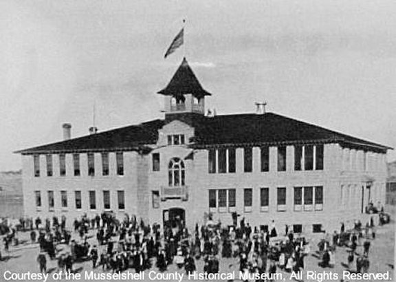 Central School, Roundup, Musselshell County, Montana