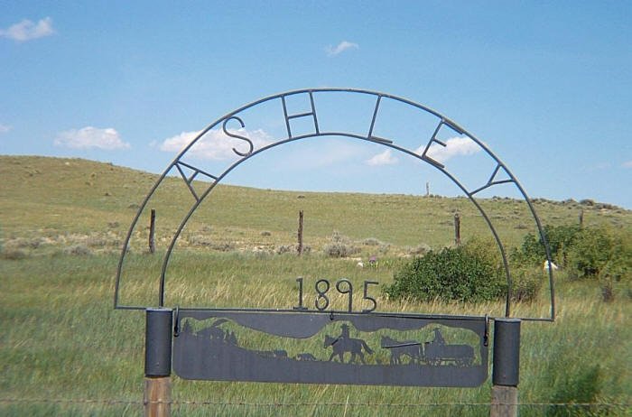 Ashley Cemetery Sign, Ashley,  Petroleum County, Montana