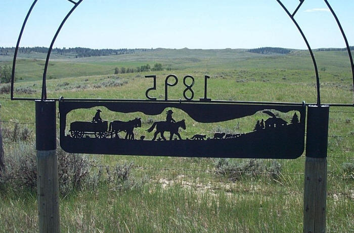 Ashley Cemetery Sign, Ashley,  Petroleum County, Montana