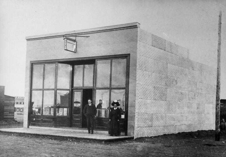Drug Store 1917, Valier, Pondera County, Montana