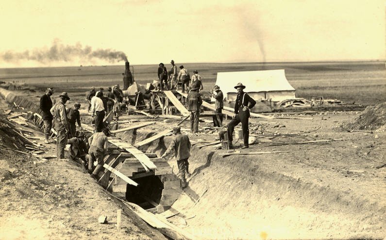 Flume, Valier, Pondera County, Montana