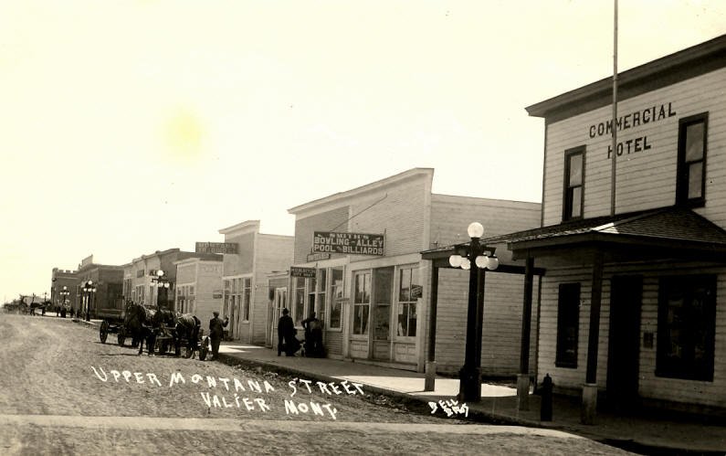 Main Drag Valier, Pondera County, Montana
