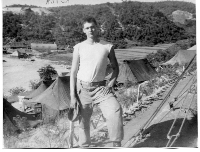Francis (Joe) Kuka in Korea US Marine Corp 1954 