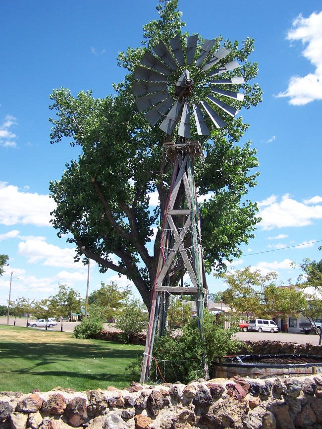 Windmill at the Powder River County Courthouse Broadus, Montana