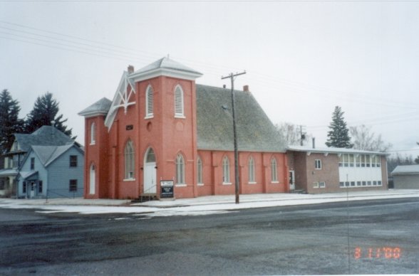 Church, Deer Lodge. Powell County, Montana