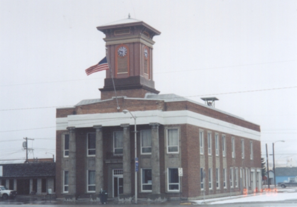 City Hall, Deer Lodge. Powell County, Montana