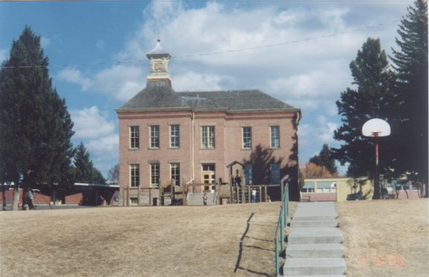 Old School with new school in background