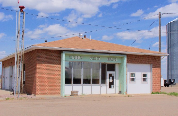 City Hall, Terry, Prairie County, Montana