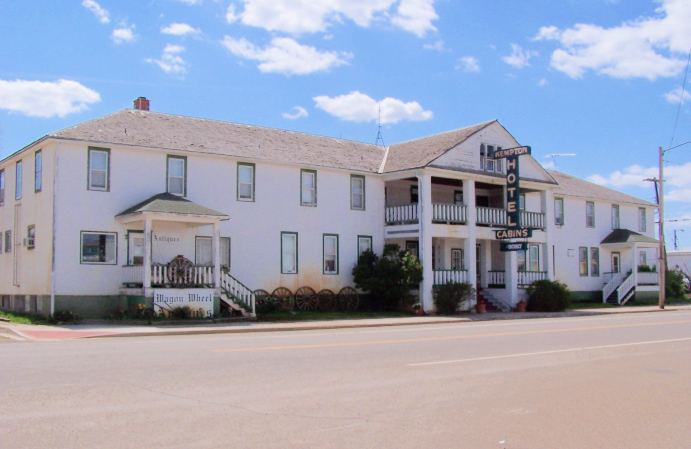 Historic Kempton Hotel, Terry, Prairie County, Montana