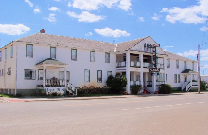 Historic Kempton Hotel, Terry, Prairie County, Montana