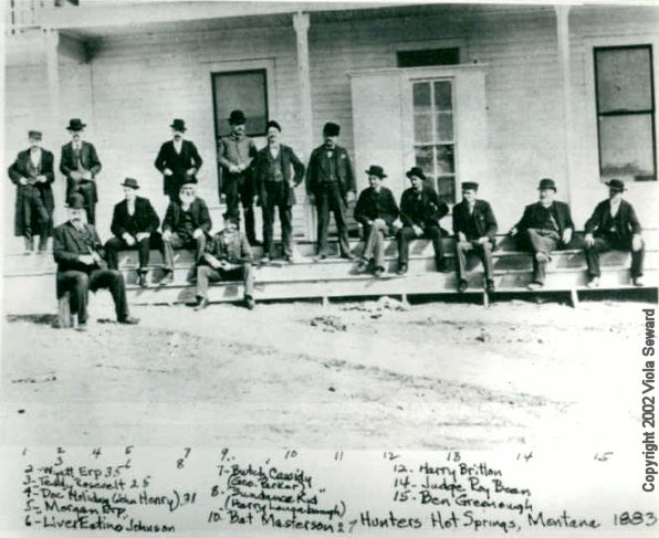 Famous Hunters at Hot Springs, Montana 1883