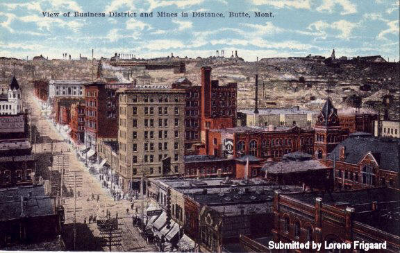 Uptown Butte, Business District and Mines