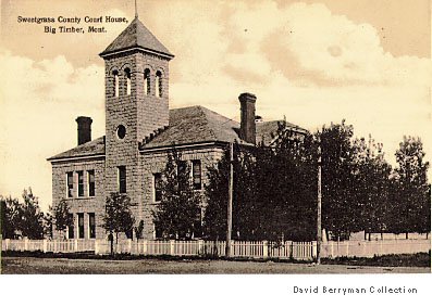 Sweet Grass County Courthouse - Postcard