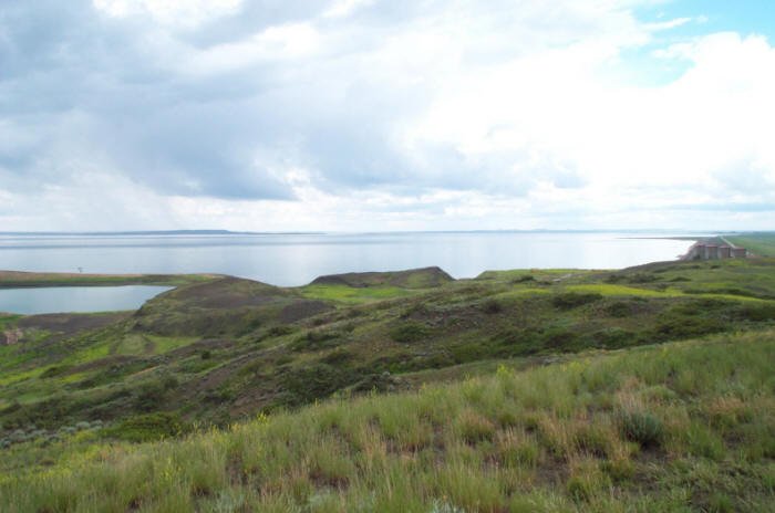 Fort Peck Dam and Lake Fort Peck, Valley County,  Montana