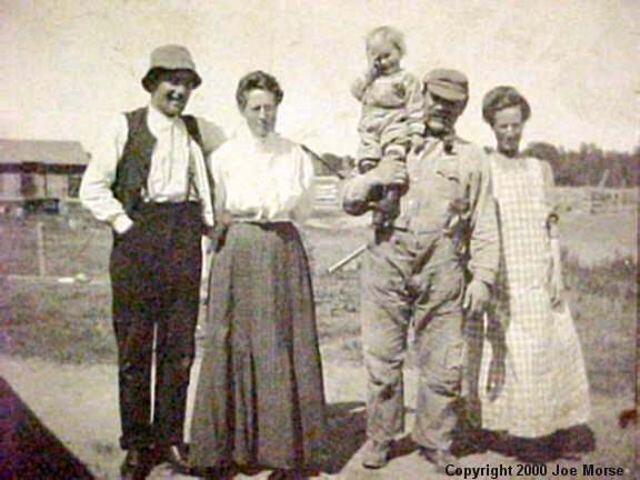 Joseph Muir Family ca 1907, Harlowton, Wheatland County, Montana