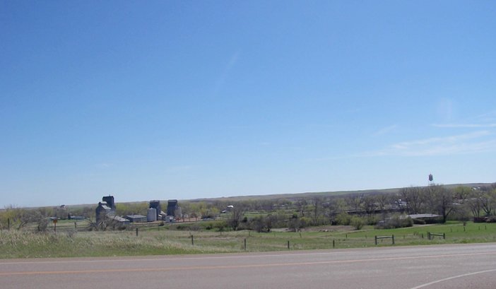 View of Wibaux, Wibaux County, Montana