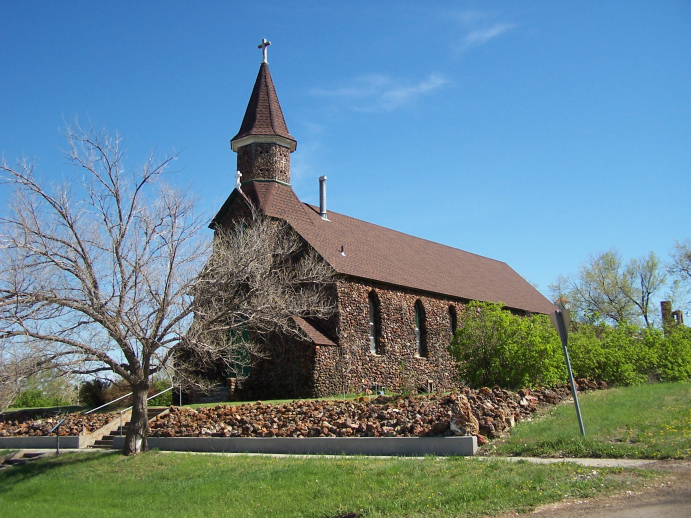 Old St Peters Catholic Church Wibaux, Wibaux County, Montana