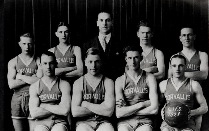 1927-28 Corvallis HS Basketball team