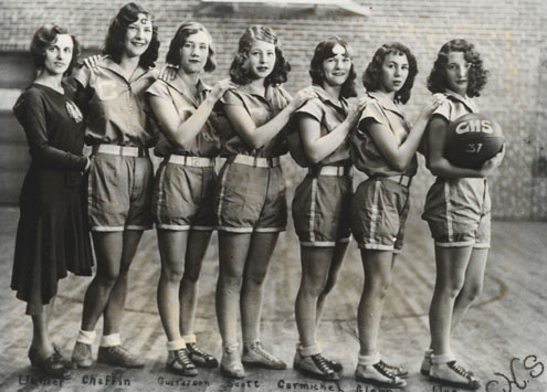 1931 CORVALLIS HIGH SCHOOL GIRLS BASKET BALL TEAM